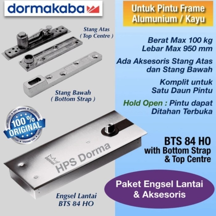 PROMO FLOOR HINGE DORMA BTS 84 DORMA BTS 84 FLOOR HINGE SET #ORIGINAL