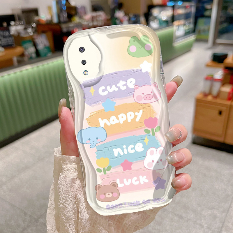 Casing Hp Samsung Galaxy A03 A03 Core A03s A02 M02 A02s M02s F02s Case pola Panda dan anak babi meny