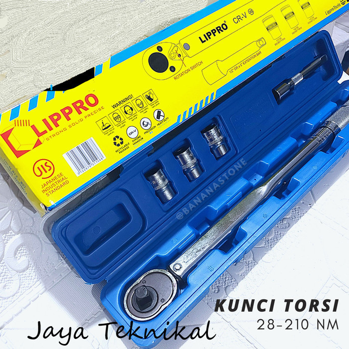 Kunci Torsi Torque 1/2 Inch 28-210Nm/ Kunci Baut/Kunci Momen Murah