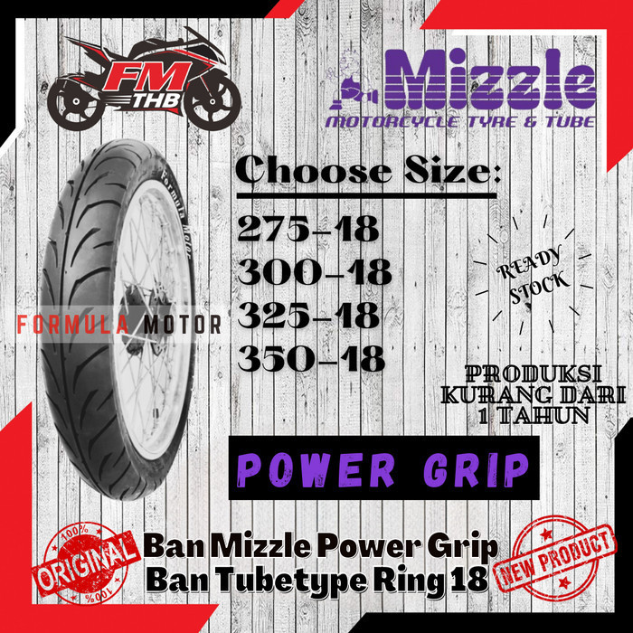 Ban Motor Mizzle Power Grip - Ban Mizzle Ring 18 Non Tubles