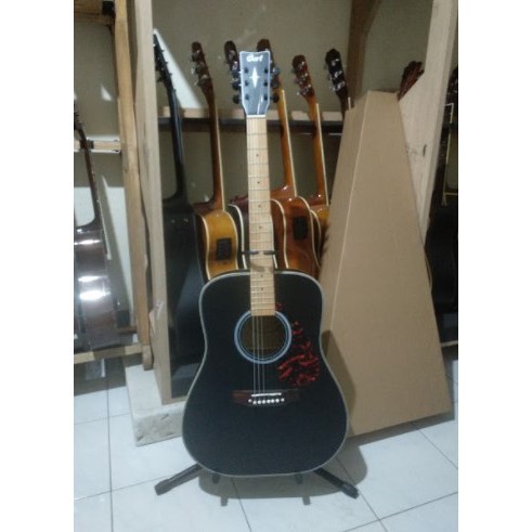 Gitar Akustik Cort Ad810 Elektrik Listrik Cort Jumbo Custom High Quality