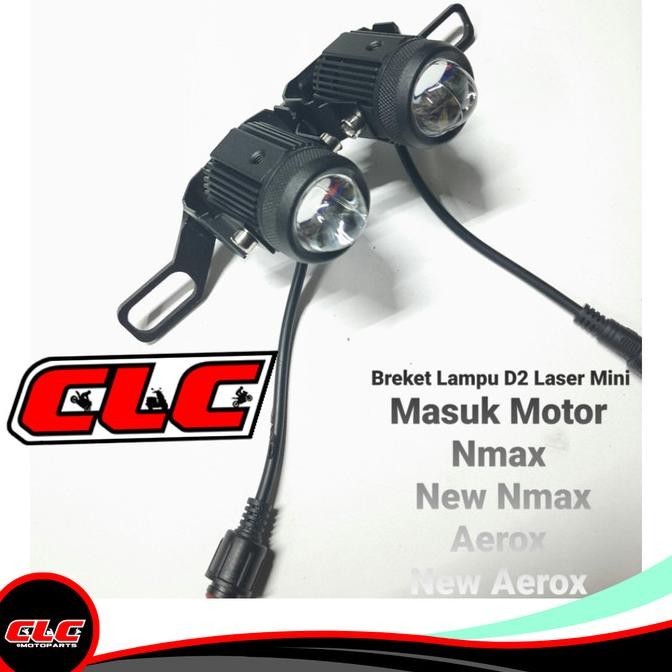 PAKET KOMPLIT LAMPU TEMBAK LASER BULLAES MOTOR AEROX NMAX OLD & NEW