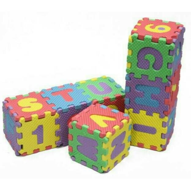 BNH Puzzle Evamat Abjad Kids / Angka dan Huruf / Alfabet and Number / Mainan Edukasi Anak TERLARIS