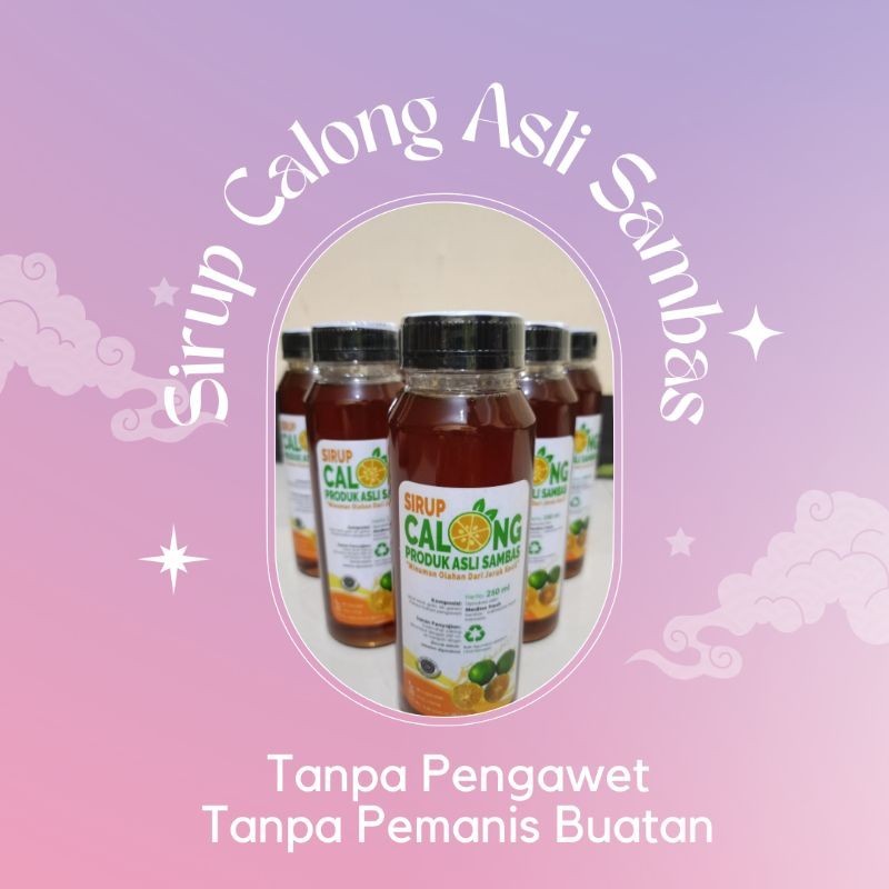 

oleh oleh khas kalbar, sirup Calong asli sambas