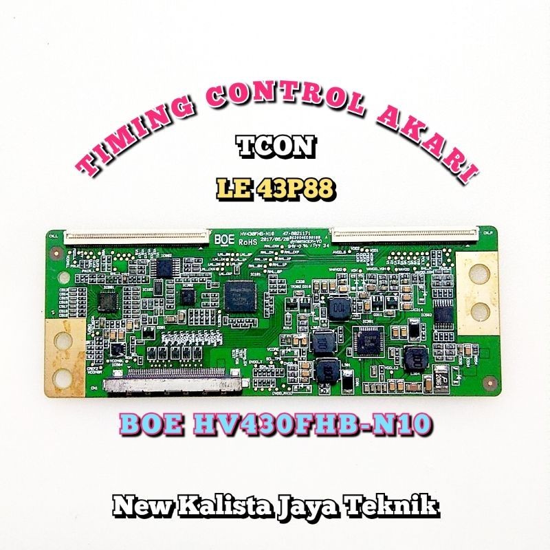 TCON TV AKARI LE 43P88 ORIGINAL BOE HV430FHB-N10 TCON 43P88 TIKON AKARI 43P88 TICON TV LE 43P88 TCON