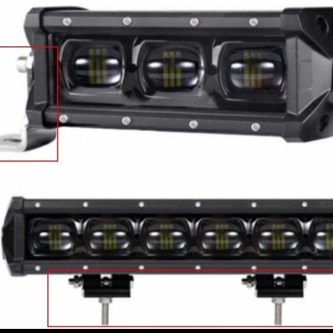 LED BAR OFFROAD LIGHT BAR BLEKPANTOM WATERFROP LED 9D