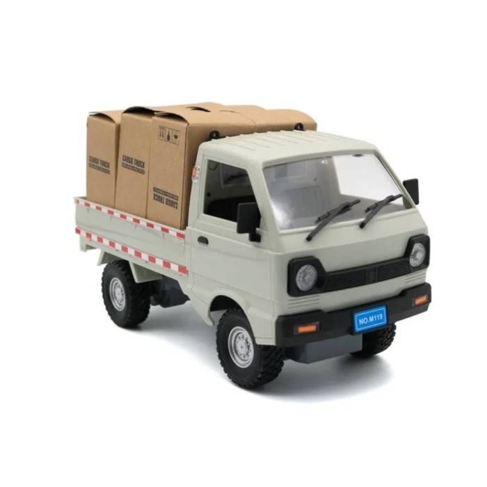 Mobil Remote Control Cargo Truck Box D12 RC Car Pickup Truk Skala 1:16