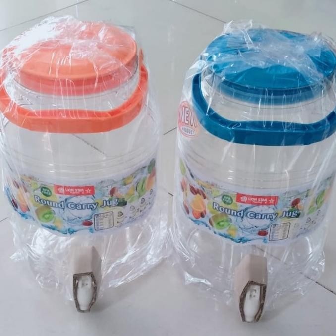 GALON KRAN / DISPENSER AIR ROUND CARRY JUG 8 LTR LION STAR | IRRITELLY