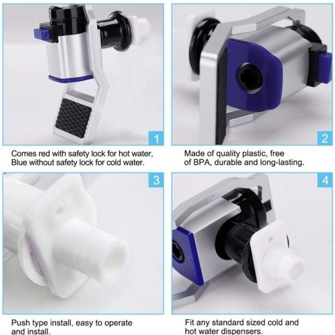 KRAN DISPENSER AIR MINUM / KERAN DISPENSER PANAS / DINGIN AMAN | IRRITELLY