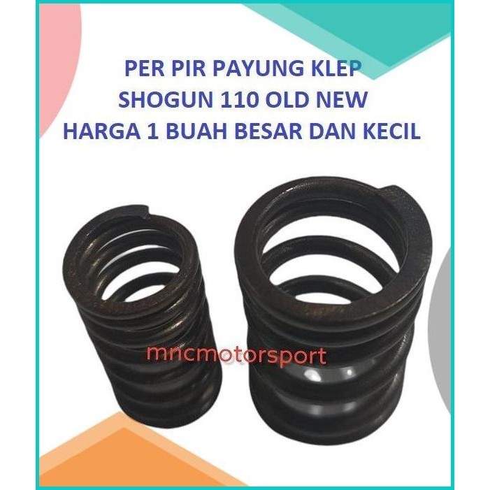 PER PIR PAYUNG KLEP SHOGUN 110 OLD NEW HARGA 1 BESAR DAN 1 KECIL 16nov