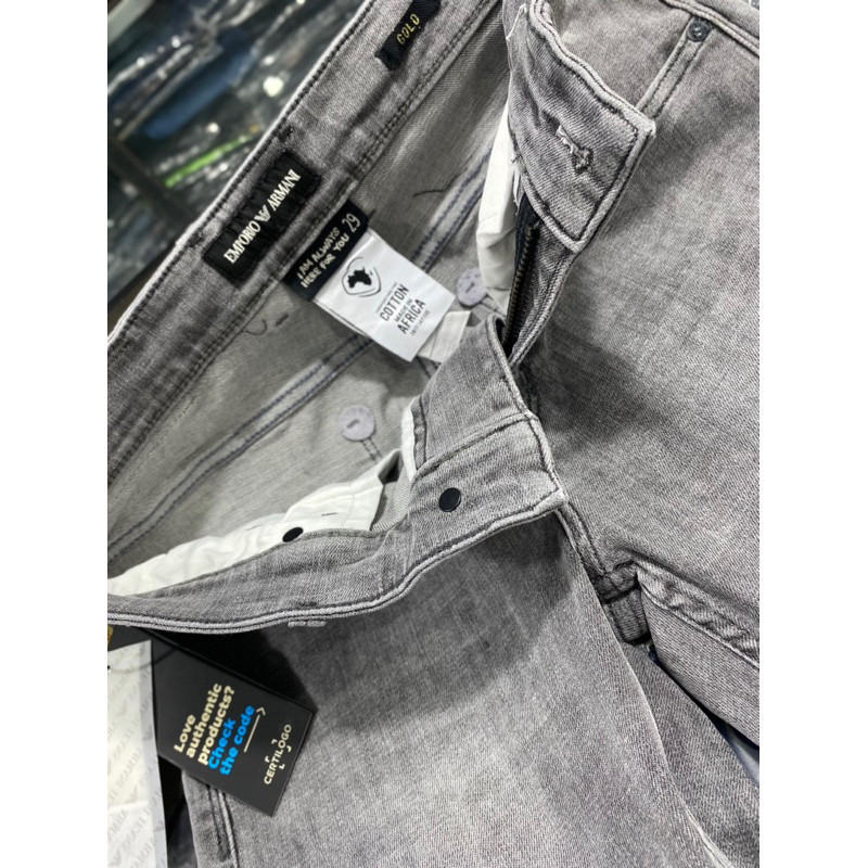 NEW LAUNCHING TERMURAH CELANA JEANS CELANA JEANS PRIA EMPORIO ARMANI ORIGINAL HIGH QUALTY 100%
