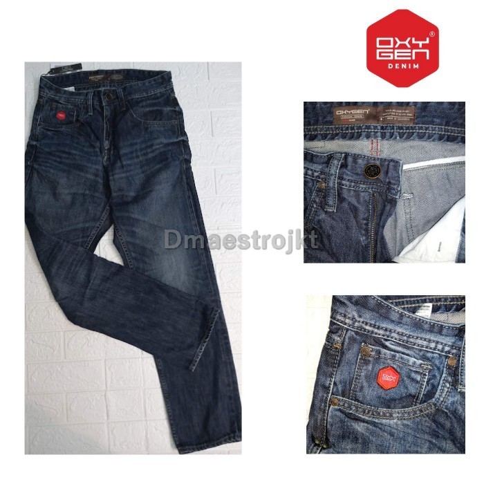 NEW LAUNCHING TERMURAH CELANA JEANS Celana Jeans Panjang Pria Regular Fit Oxygen Original