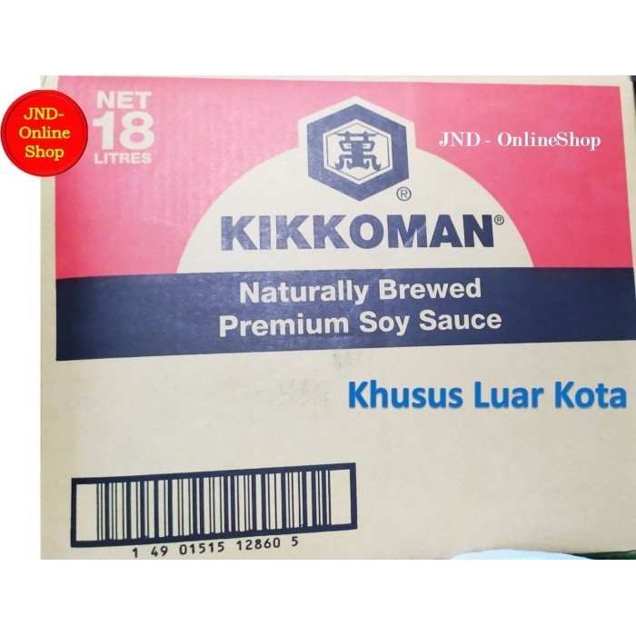 

Kikkoman Soy Sauce Ukuran 18 Ltr (Khusus Luar Kota)