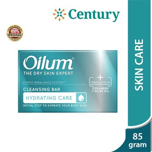 Oilum Hydrating Care Cleansing Bar 85 gr/ sabun muka/ sabun mandi/ kulit kering/ collagen