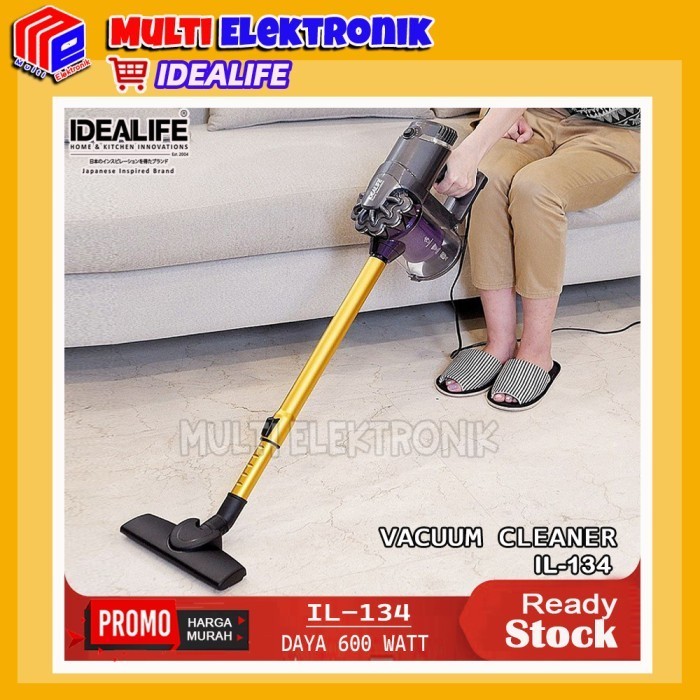 Idealife Handy Vacuum Cleaner With Hepa Filter - Penyedot Debu Il-134 Termurah