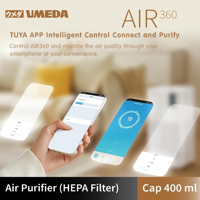Umeda Smart Air Purifier Hepa Filter - Pembersih Udara Hepa Filter Termurah
