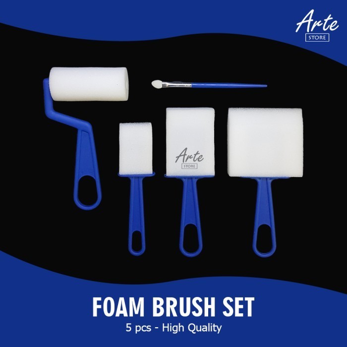 

Terlaris Kuas Busa Foam Brush Set Isi 5 Pcs Promo Terbaru