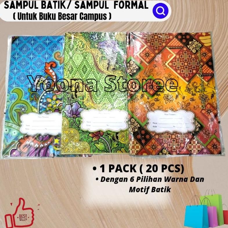 

Promo Spesial Kertas Sampul Buku Batik/ Formal Ukuran Boxy/ Besar Campus -20 Lembar