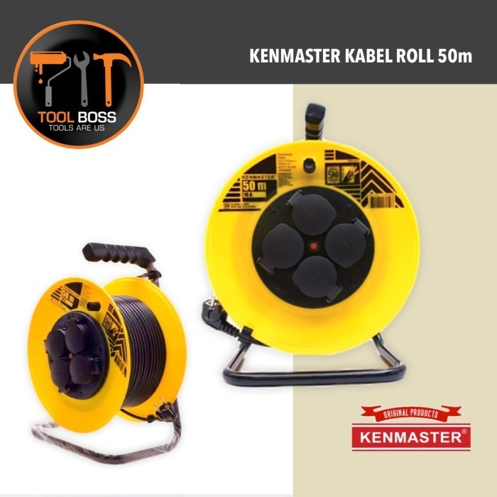 KENMASTER KABEL ROLL HEAVY DUTY 50 METER