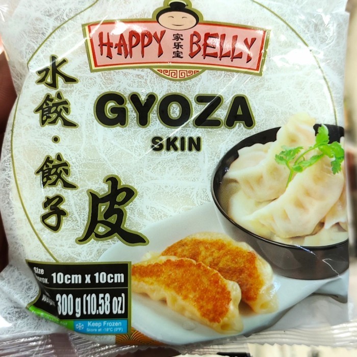 

Terbaru Happy Belly Gyoza Skin Kulit Pangsit Impor 300 Gram Frozen 38 Lembar Promo Terlaris