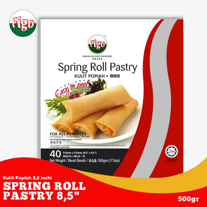 

Terbaru Figo Spring Roll Pastry Kulit Lumpia 8,5 Inch Promo Terlaris