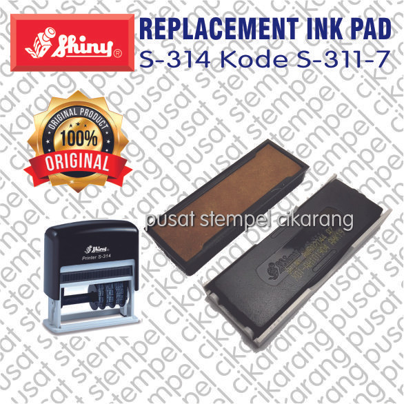 

Bantalan Stempel / Replacement Ink Pad Shiny / S-314 -fo2