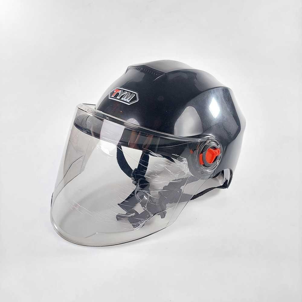 PROMO Helm Sepeda Skuter Listrik Half Face Helmet with Visor - HS85