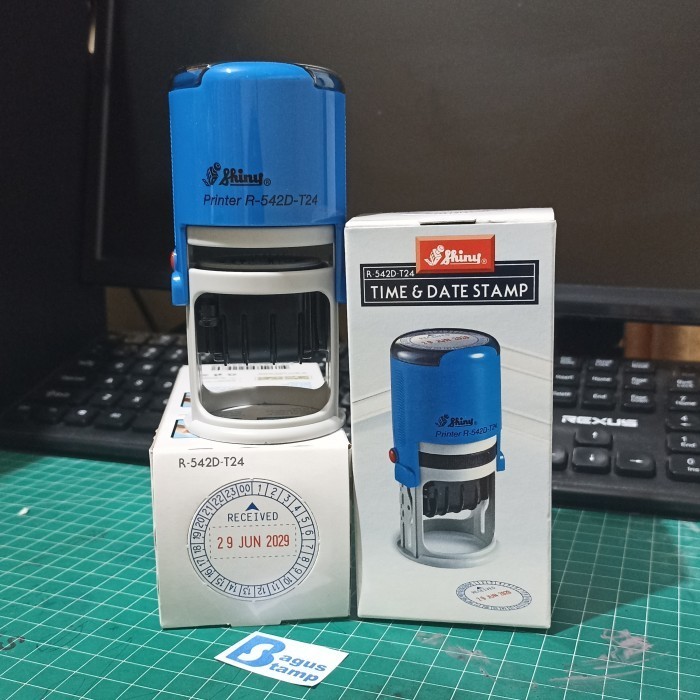 

Stempel Shiny Round R 542D T24 / Jam / Tanggal / Time And Date