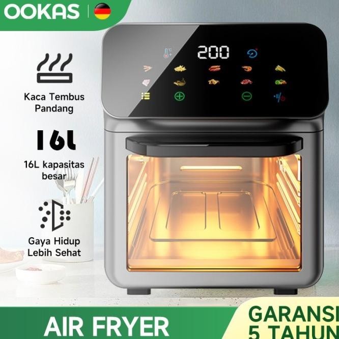 IMUTO air fryer oven low watt  16L Penggorengan Tanpa Minyak airfryer