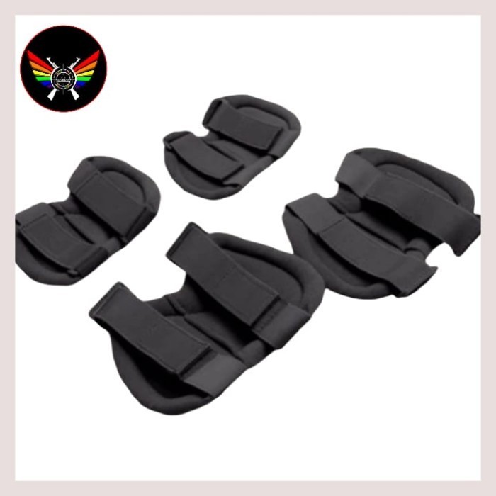 Harga Diskon Deker Lutut Dan Sikuk Tactical / Deker Hitam