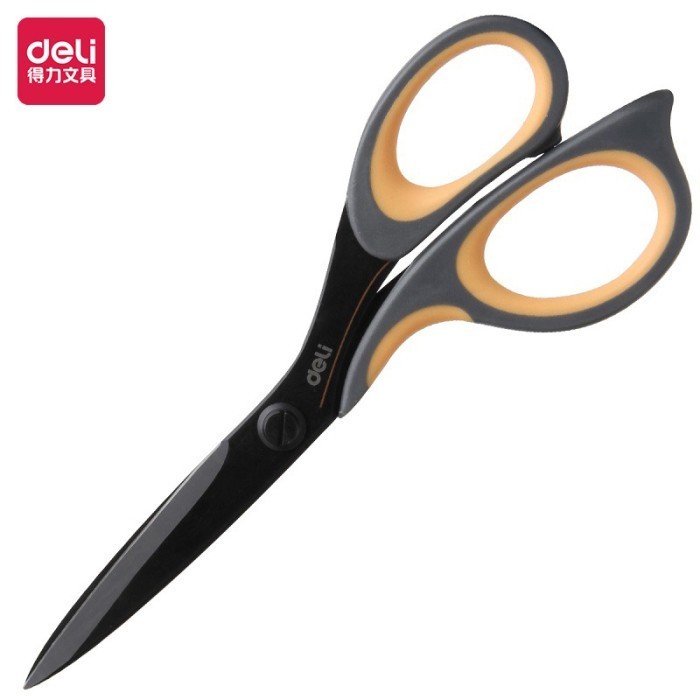 

Gunting Besar Deli E77757 210Mm Teflon Anti Lengkat Soft Handle Best