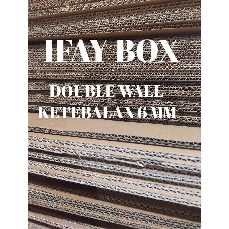 

Cuci_Gudang Kardus box packing ukuran 40x30x30 cm Double wall polos