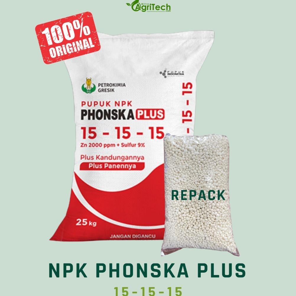 Terbaru PUPUK NPK PHONSKA PLUS REPACK 1 KG - PETROKIMIA GRESIK