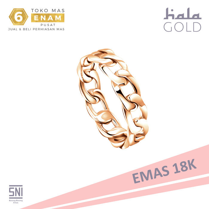 CINCIN EMAS ODYSSEY COLLECTION HALAGOLD ROSEGOLD 18K - TOKO MAS ENAM