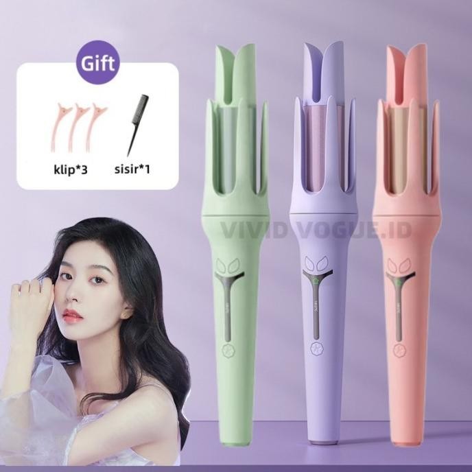 VIVID VOGUE Catokan Curly Otomatis 32mm Curling Iron Hasil Catok
