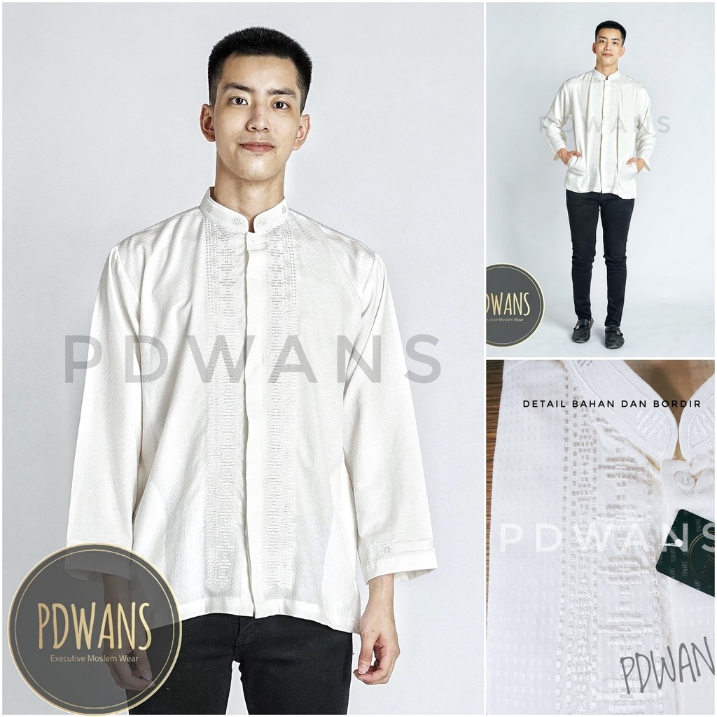 Koko Dewasa Terbaru 2024 Lengan Panjang Kokoh Orang Tua Ayah Bapak Kualitas Premium Quality Atasan C