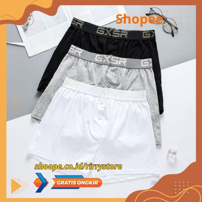 BOXER KATUN PRIA GX184 MEN'S BOXER SEMPAK PRIA    / BOXER KATUN PRIA GX184 MEN'S BOXER SEMPAK PRIA H
