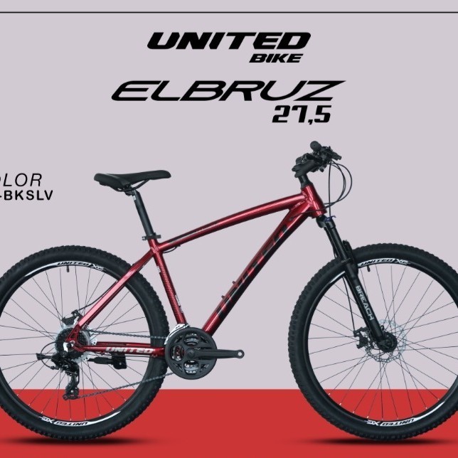 Terlaris Sepeda Gunung United Mtb 27.5 Elbruz Promo Terbaru