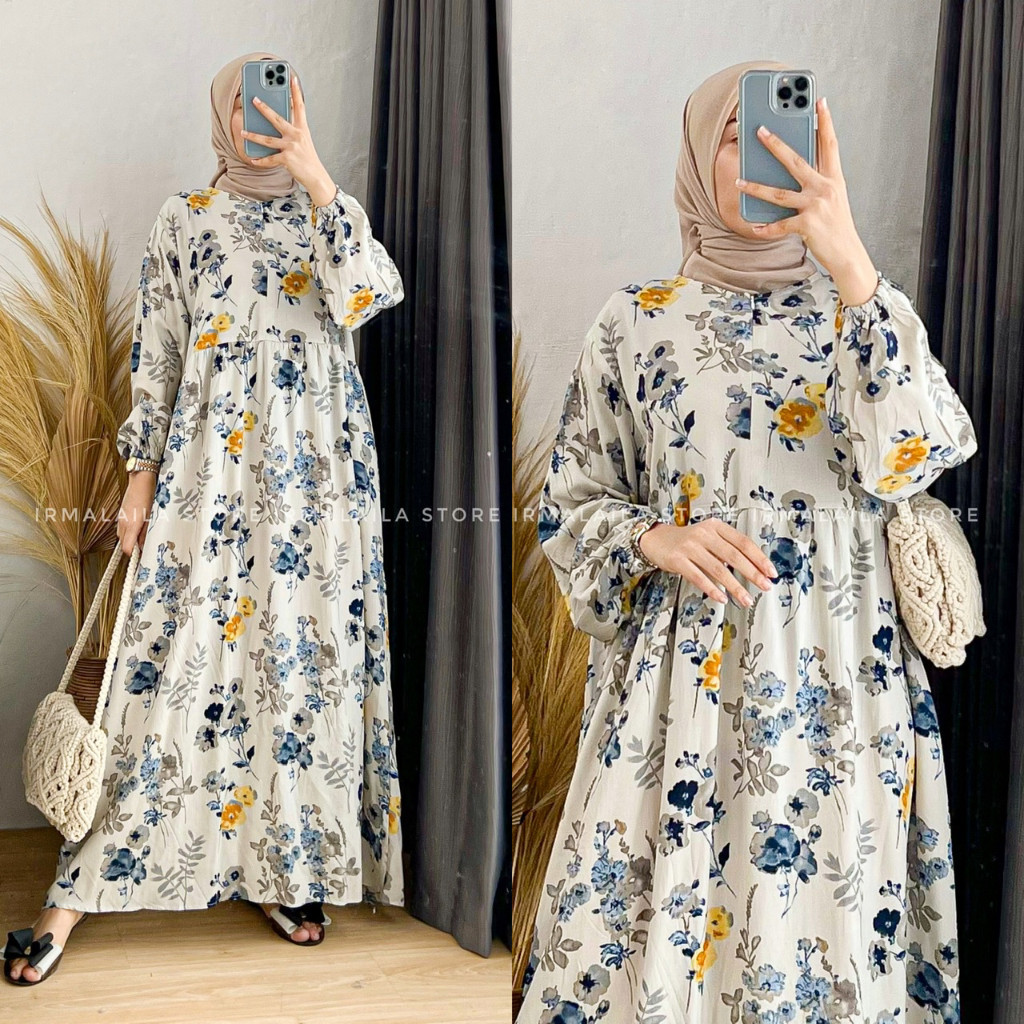 Gamis Wanita Terbaru 2024 Dewasa Abaya Gamisss Remaja Set Hijab Ghamis Jumbo Murah Mewah Maxidress M