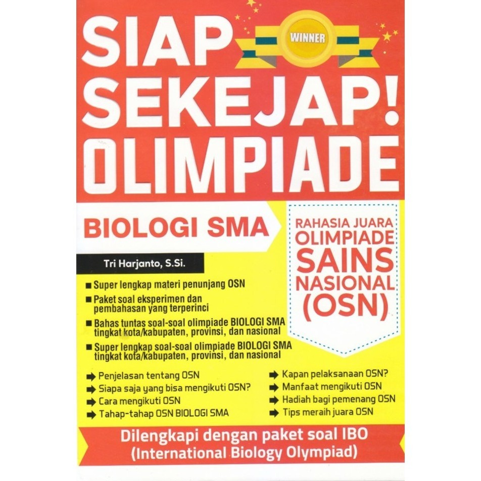 Siap Sekejap Olimpiade Biologi Sma Rahasia Juara Olimpiade