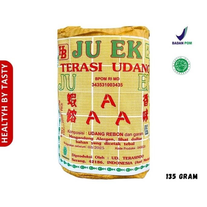 

Terasi Udang JU EK Terasi JUEK Terasi Asli Belacan Medan 135 gr