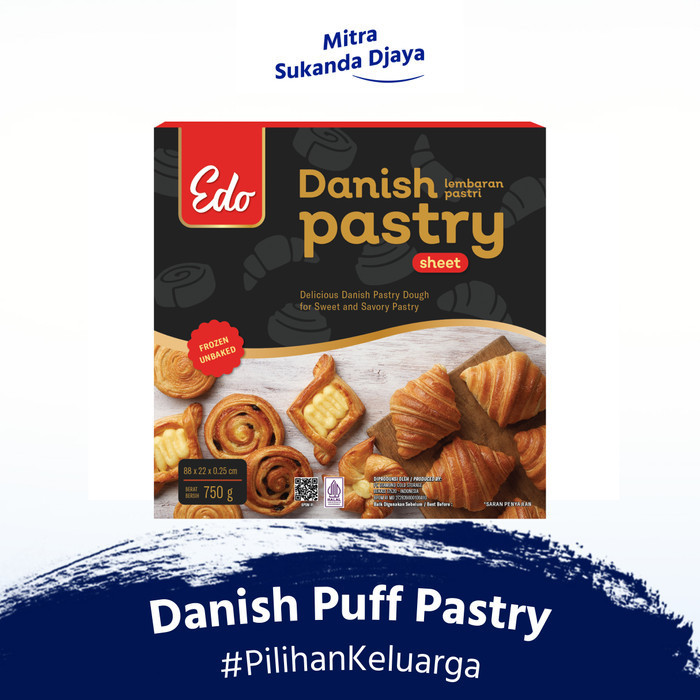 

BARANG TERLARIS !!! Edo Danish Pastry Sheet - WAJIB Dengan GOJEK/GRAB PACKING AMAN