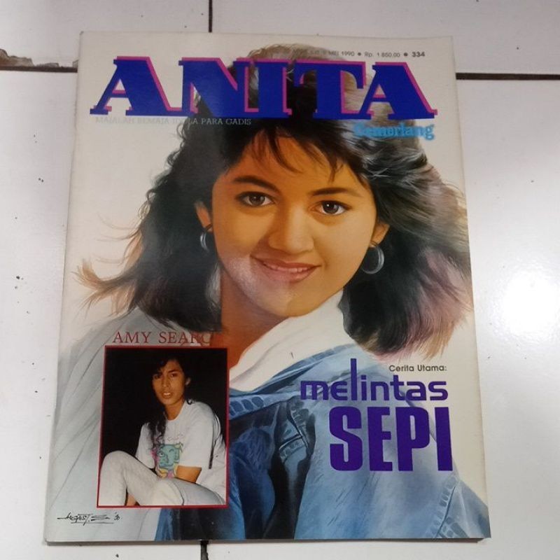 ANITA CEMERLANG BACAAN IDOLA PARA GADIS NOMOR 334 tahun 1990 original