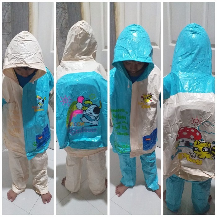 Jas Hujan Anak Sd Backpack Elmondo