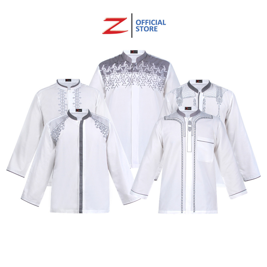 Baju Koko Dewasa Terbaru 2024 Kemeja Kurta Kekinian Kokoh Putih Distro Koko Pria Anak Laki Lengan Pa