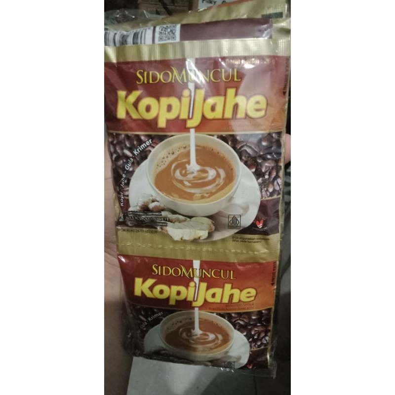 

Kopi Jahe SidoMuncul 1 Renteng isi 10 Sachet