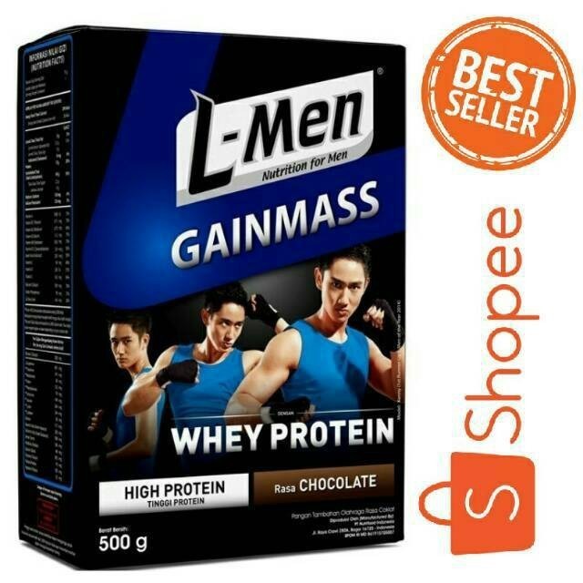 Susu L-Men Gain Mass gr L Men Suplemen Fitness Susu Gainer Gym
