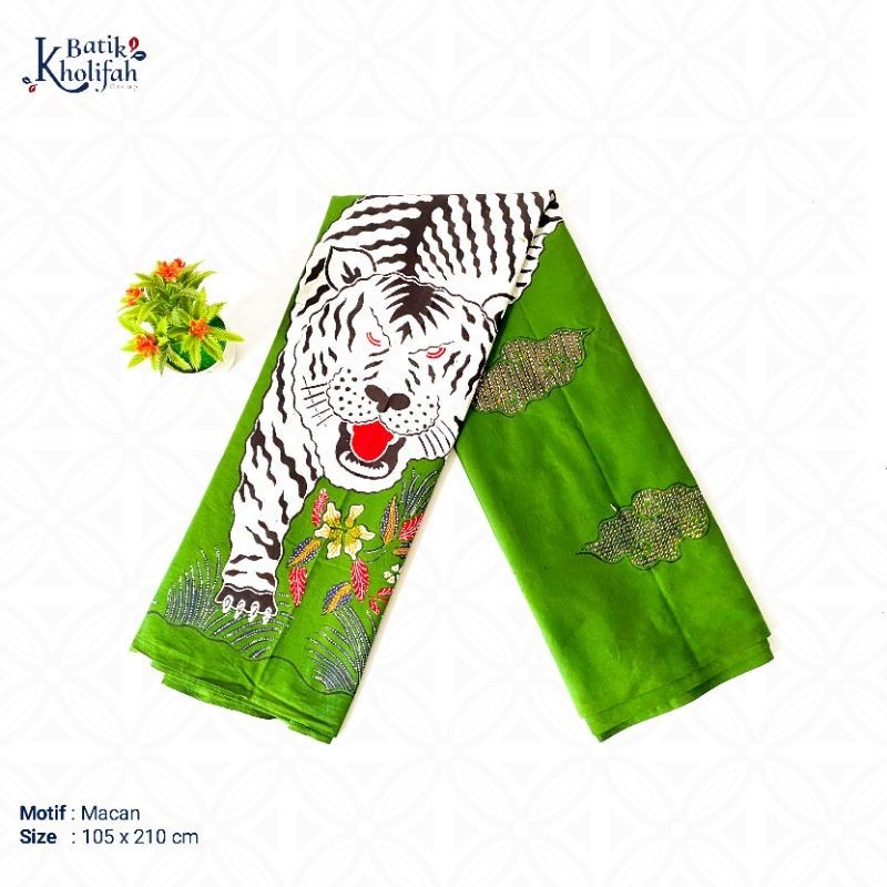Kain Batik Tulis Madura Premium Motif Macan Putih (BKP 03)