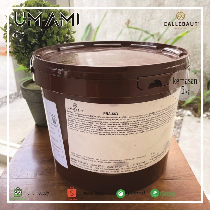 

Callebaut - Pasta / Selai Hazelnut Praline - Repack 250Gr