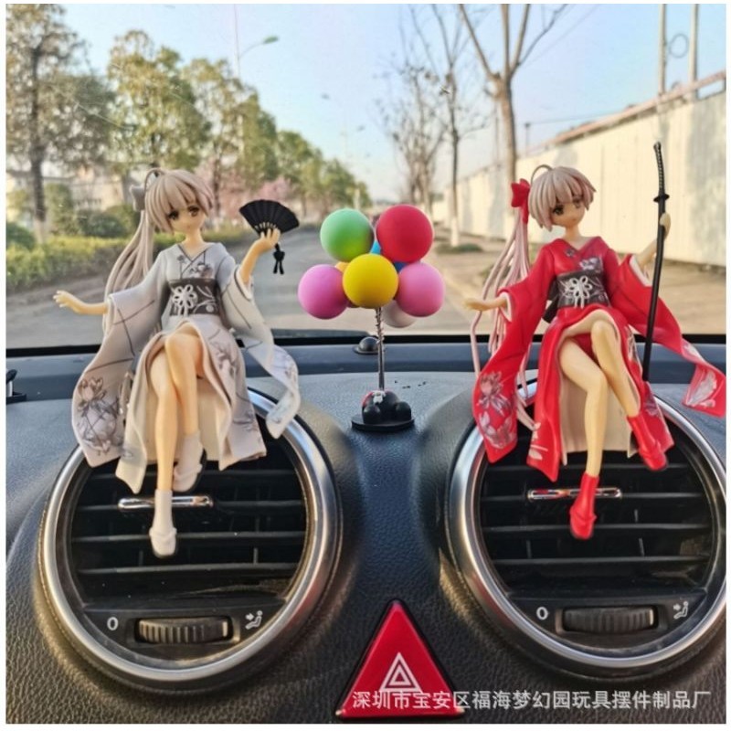 Gadis Samurai jepang,pajangan miniatur Anime Buat Dasboard